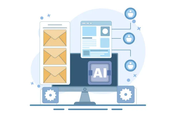 AI analyzing emails