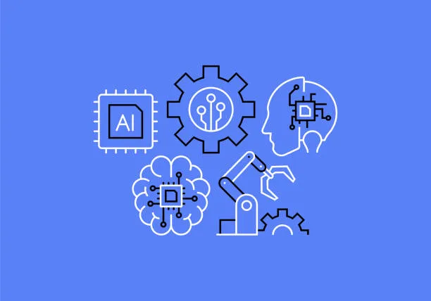 Complex text being simplified by AI