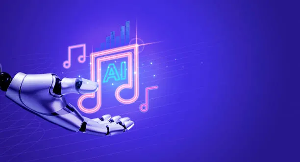 AI composing music